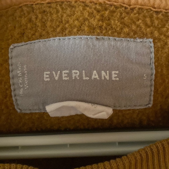 Everlane ReNew Fleece Crewneck Small - Picture 4 of 4